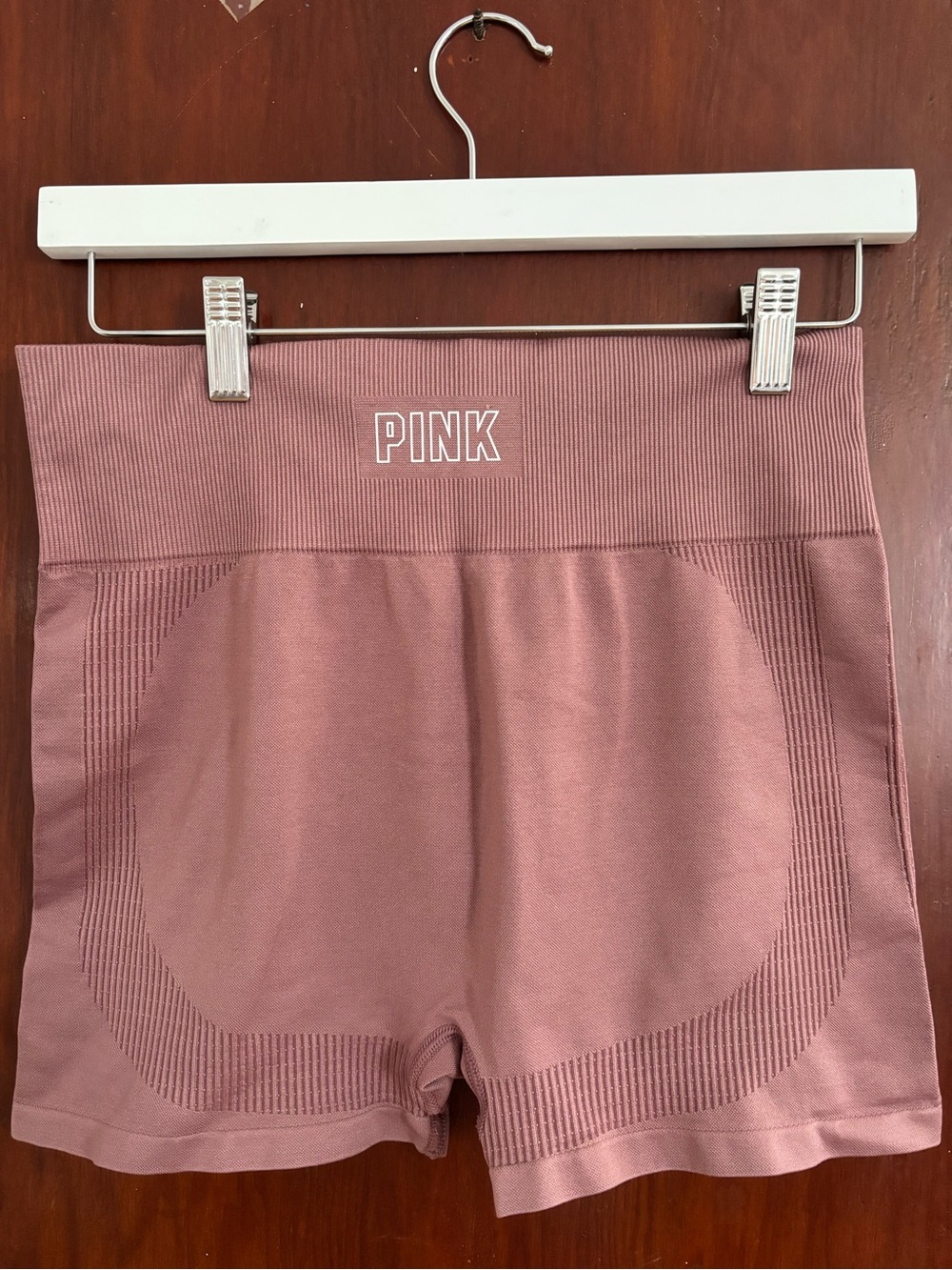 PINK Victoria's Secret Seamless High-Waist Bike Shorts - Dusty Rose